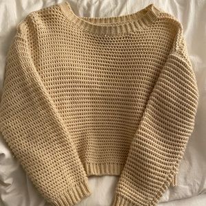 Cream Forever 21 sweater